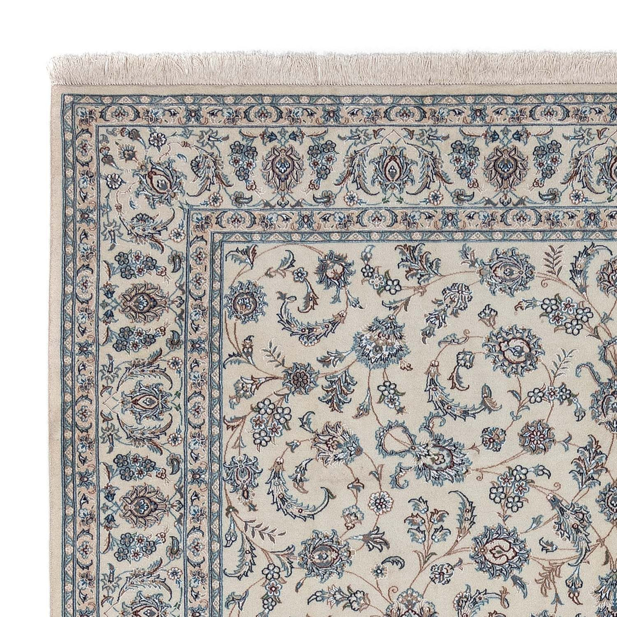 Perserteppich - Nain - Royal 300 x 250 cm - silber