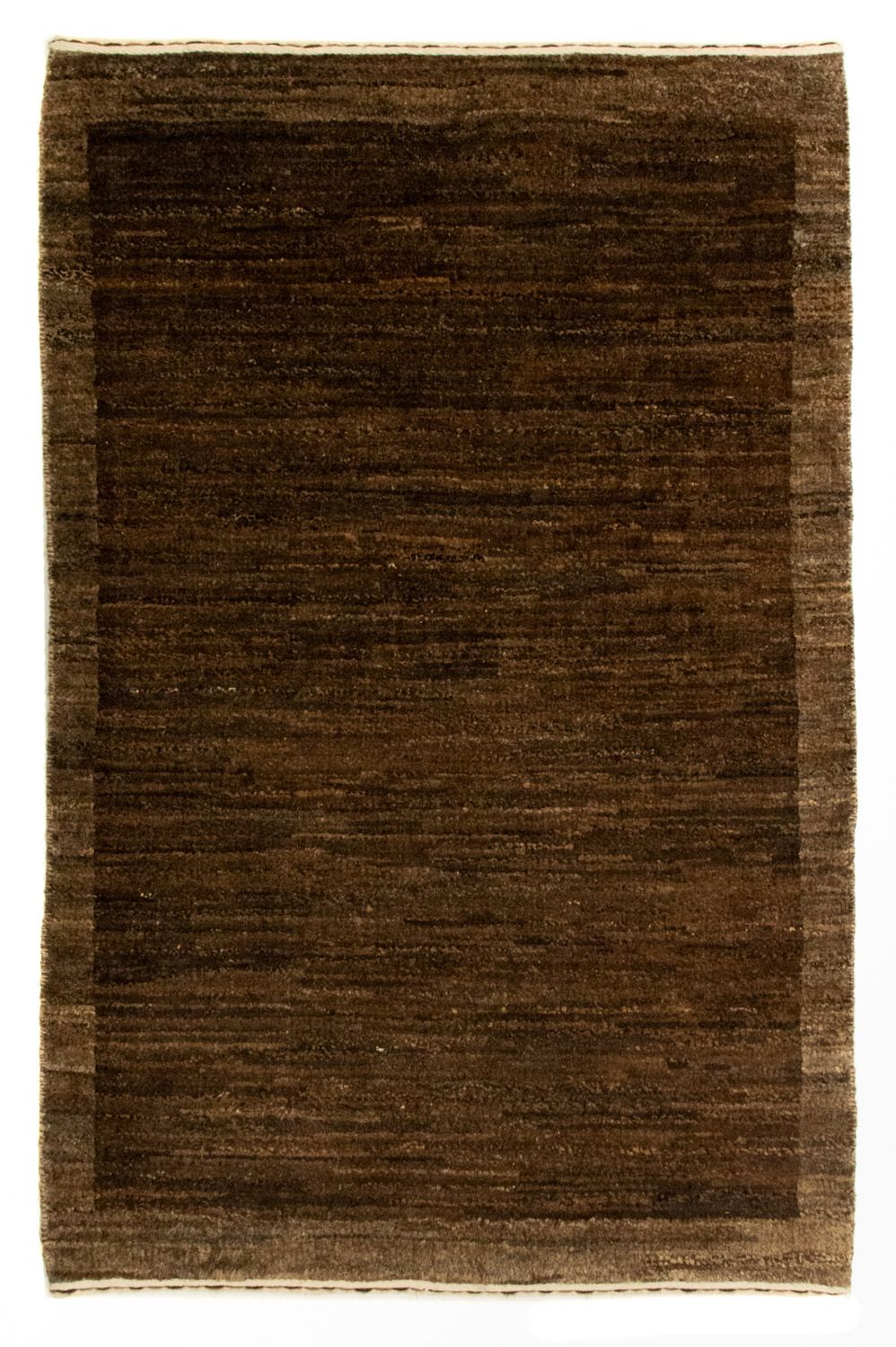 Gabbeh Teppich - Indus 93 x 60 cm - dunkelbraun