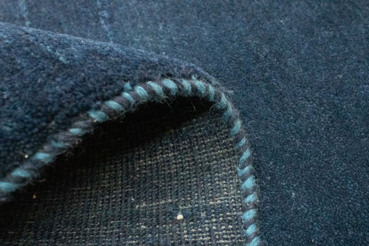 Gabbeh Teppich - Perser 228 x 80 cm - dunkelblau