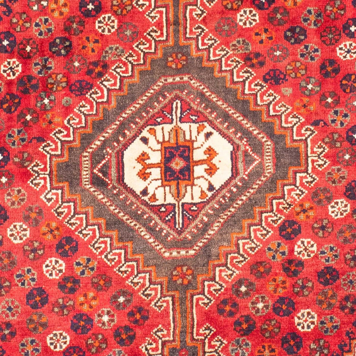 Perserteppich - Nomadic 159 x 120 cm - dunkelrot