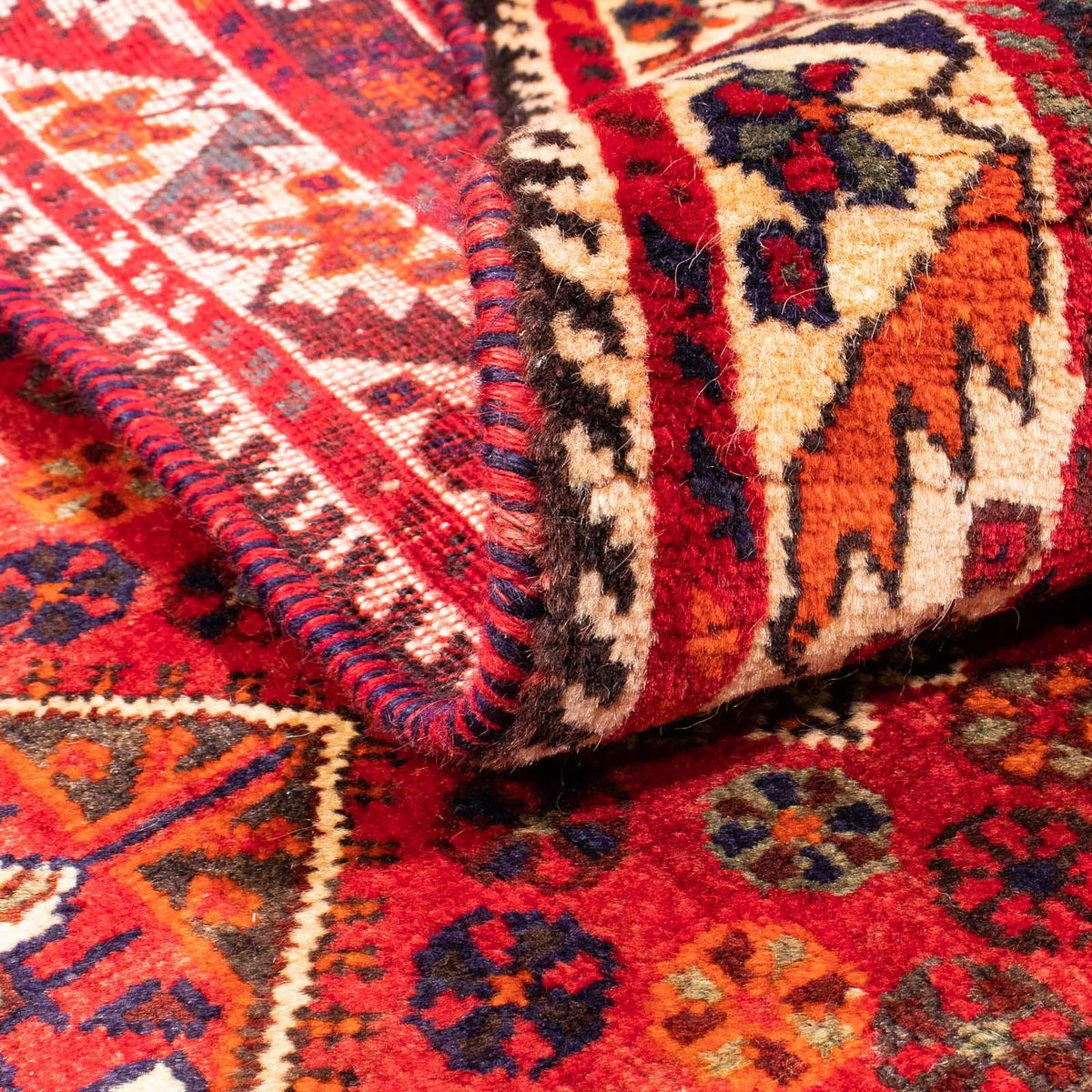 Perserteppich - Nomadic 159 x 120 cm - dunkelrot