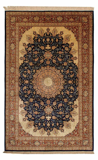 Ghom - Seide Teppich 132x216cm - Orientteppich