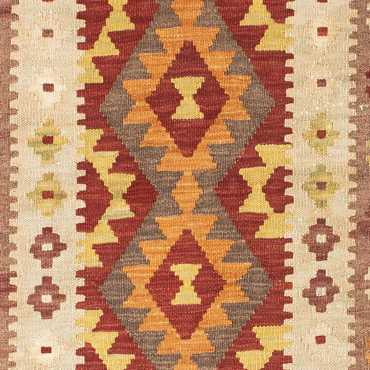 Kelim Teppich - Oriental 198 x 78 cm - beige
