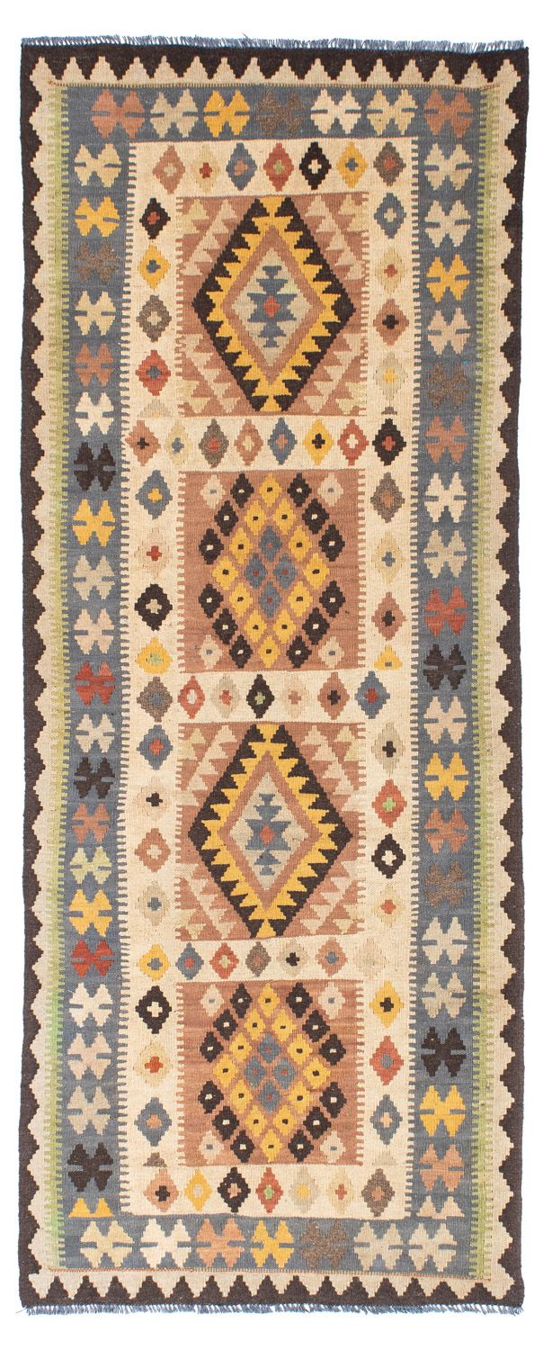 Kelim Teppich - Oriental 208 x 82 cm - beige