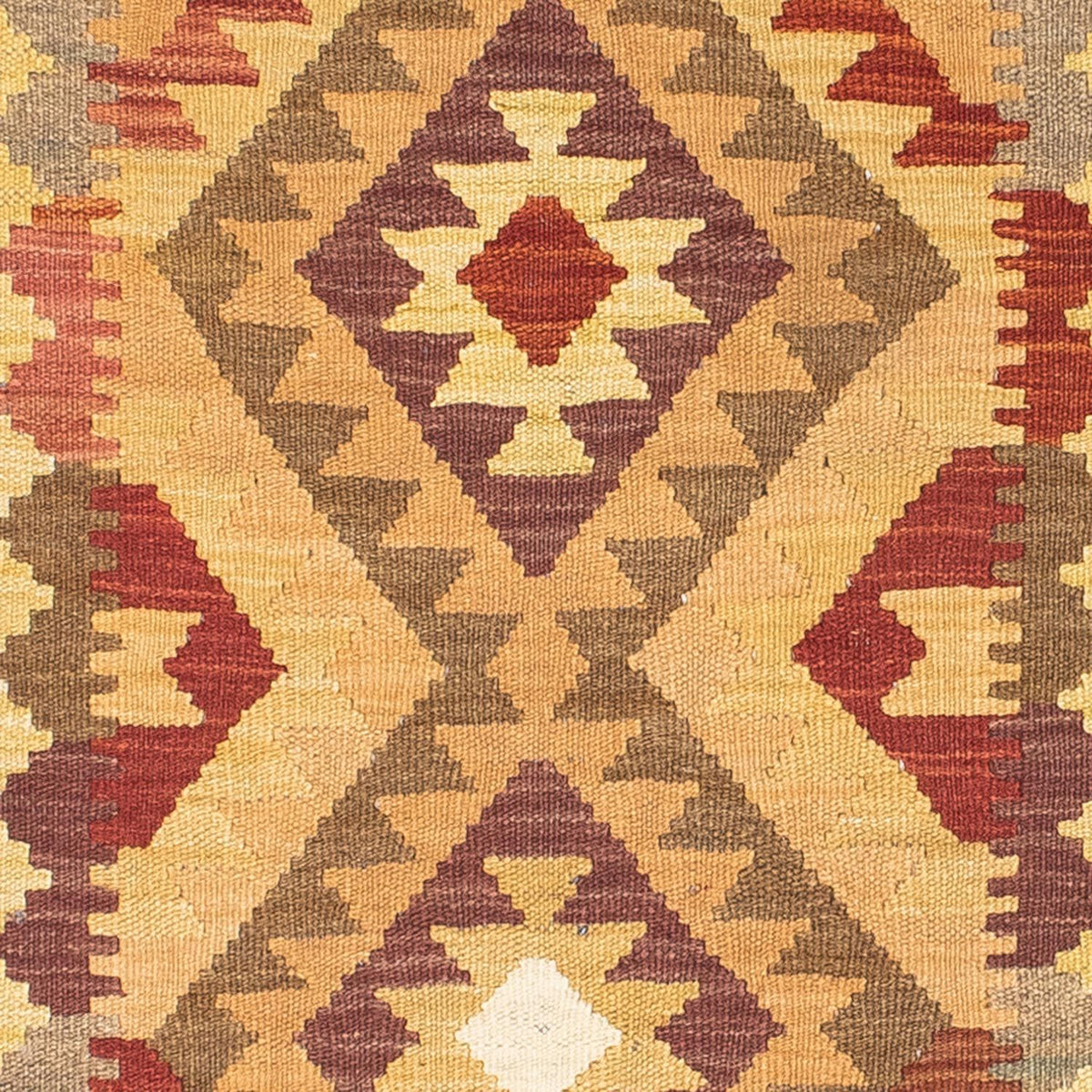 Kelim Teppich - Oriental 191 x 77 cm - hellbraun