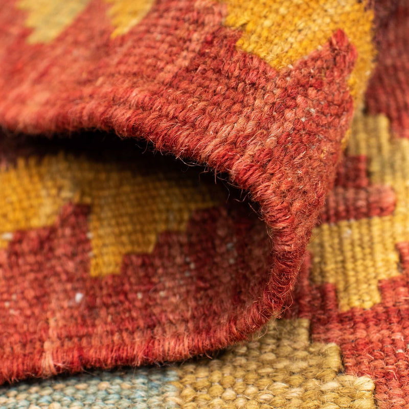 Kelim Teppich - Oriental 204 x 77 cm - rot