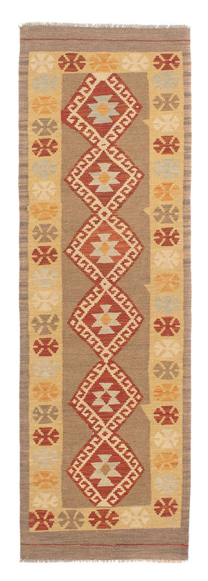 Kelim Teppich - Splash 195 x 62 cm - mehrfarbig