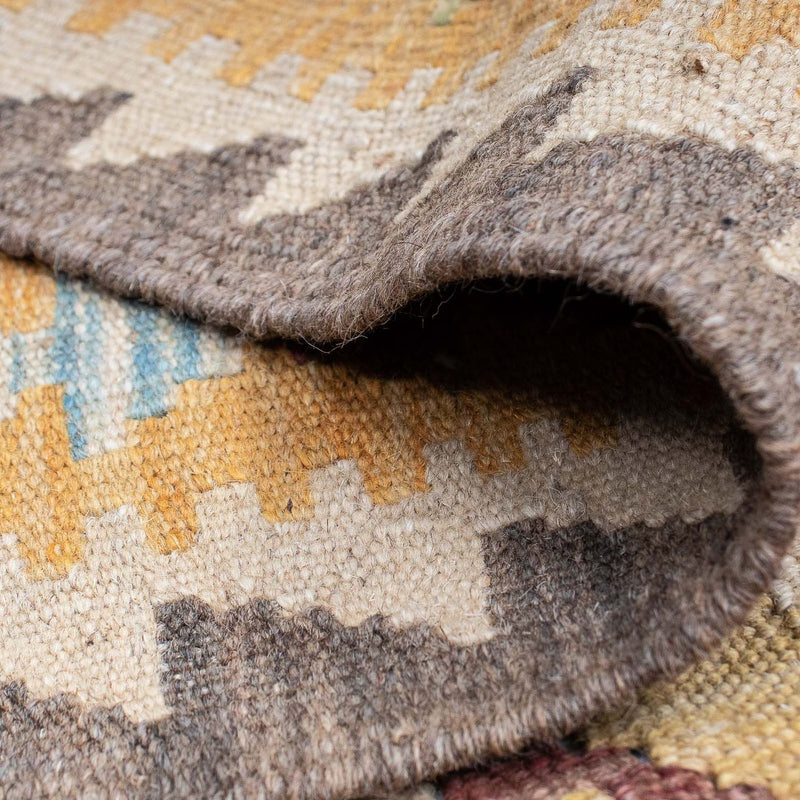 Kelim Teppich - Splash 192 x 63 cm - mehrfarbig