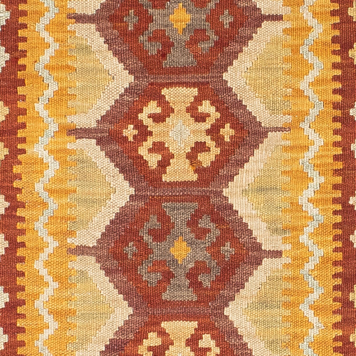 Kelim Teppich - Oriental 195 x 65 cm - rost
