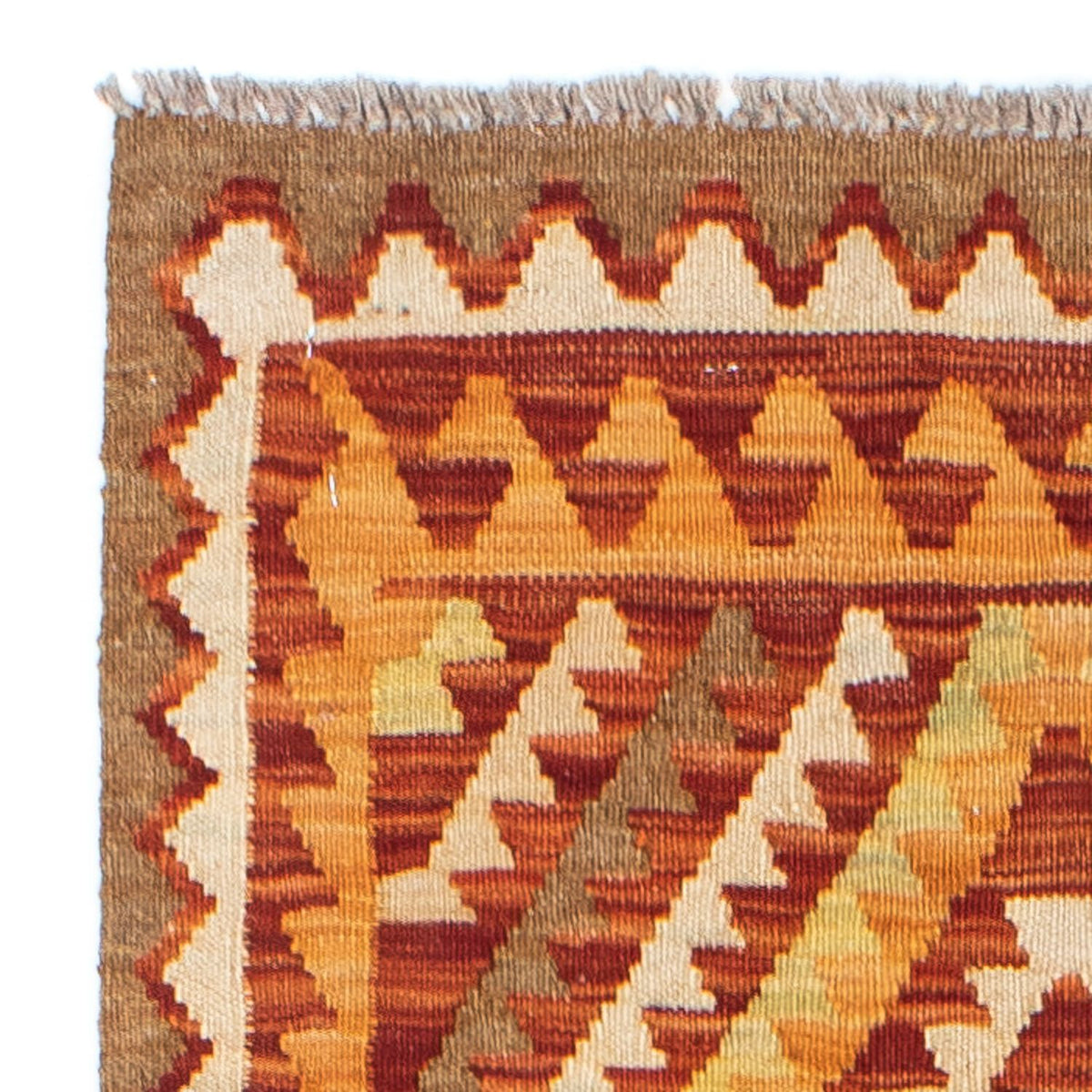 Kelim Teppich - Oriental 231 x 62 cm - braun