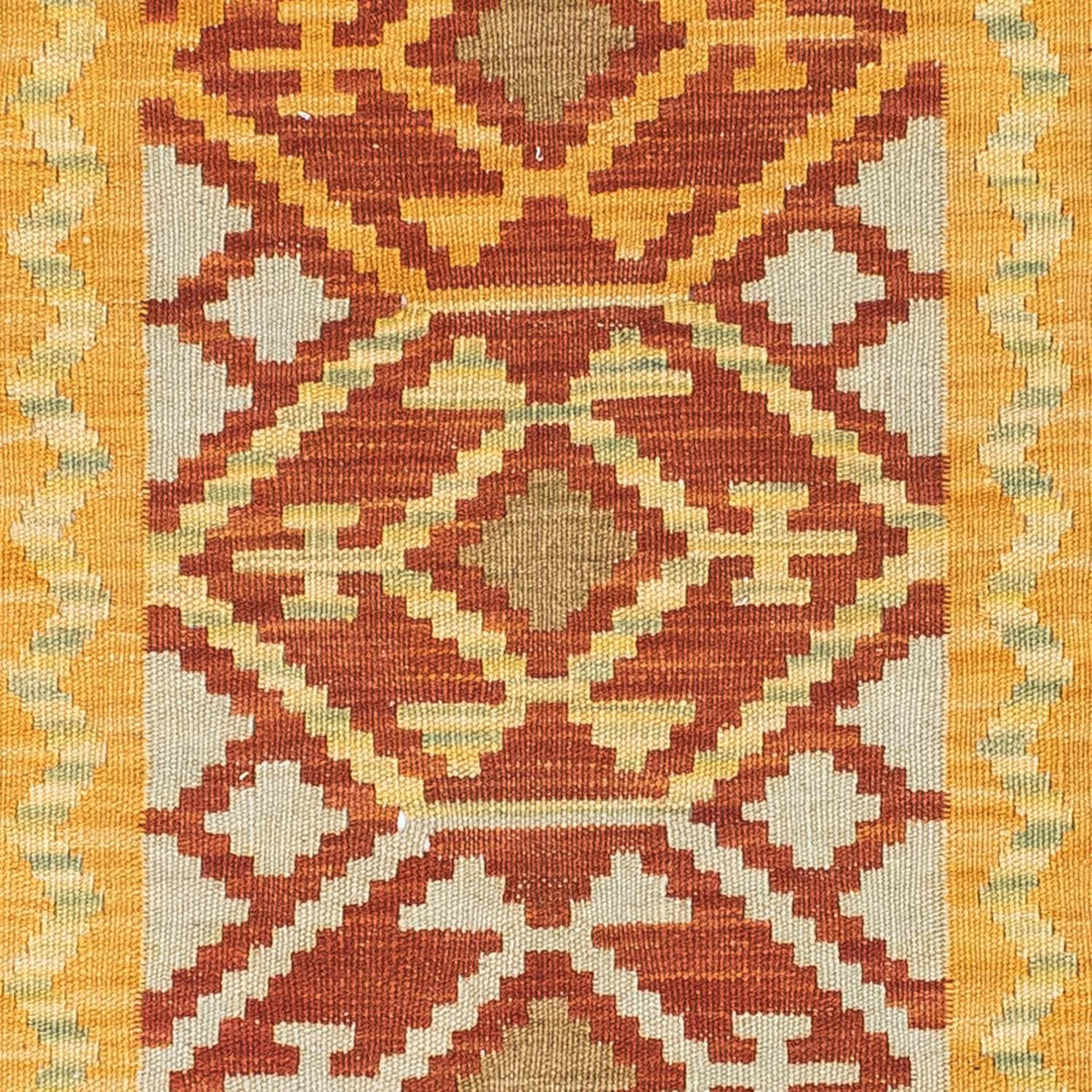 Kelim Teppich - Oriental 195 x 73 cm - rot