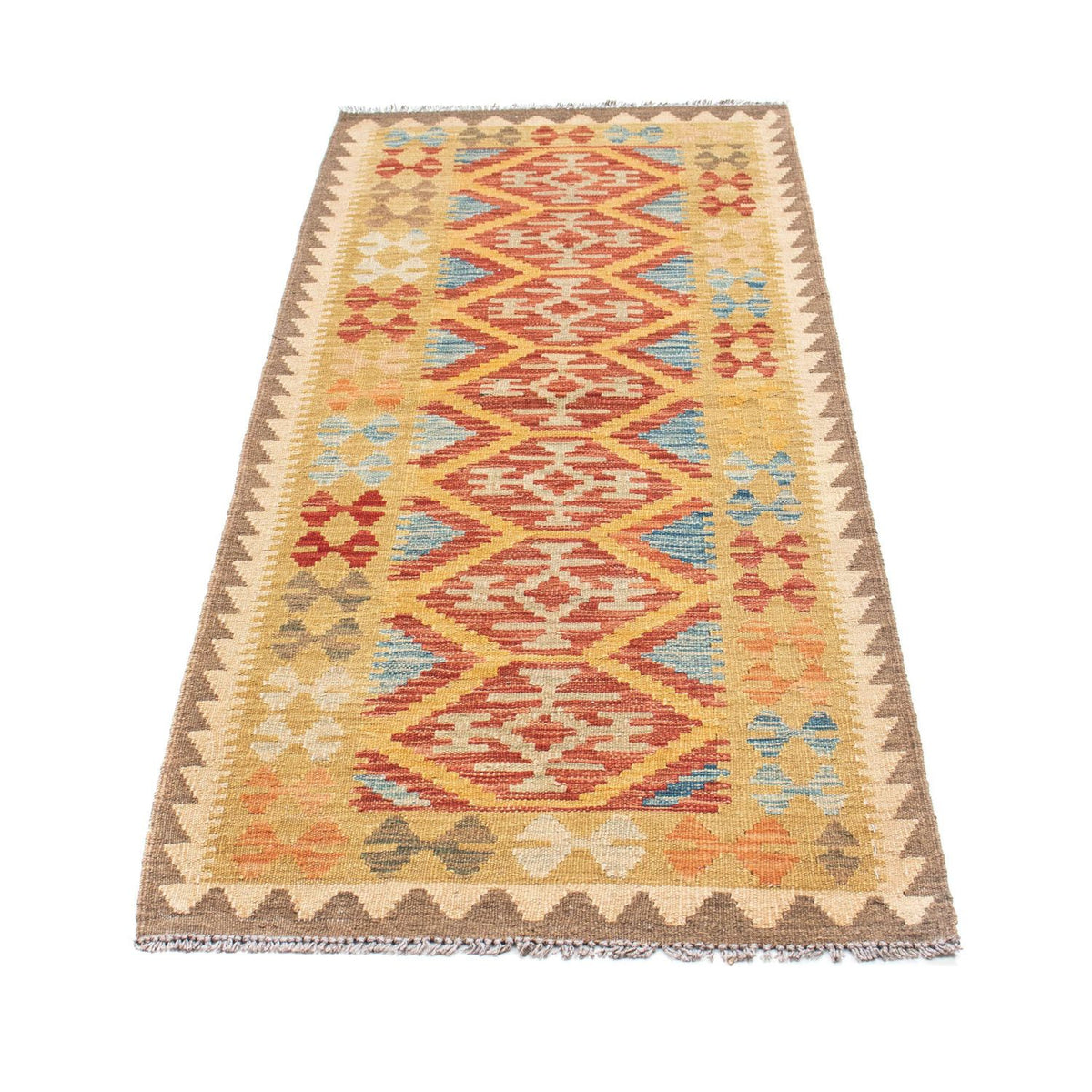 Kelim Teppich - Oriental 189 x 70 cm - mehrfarbig