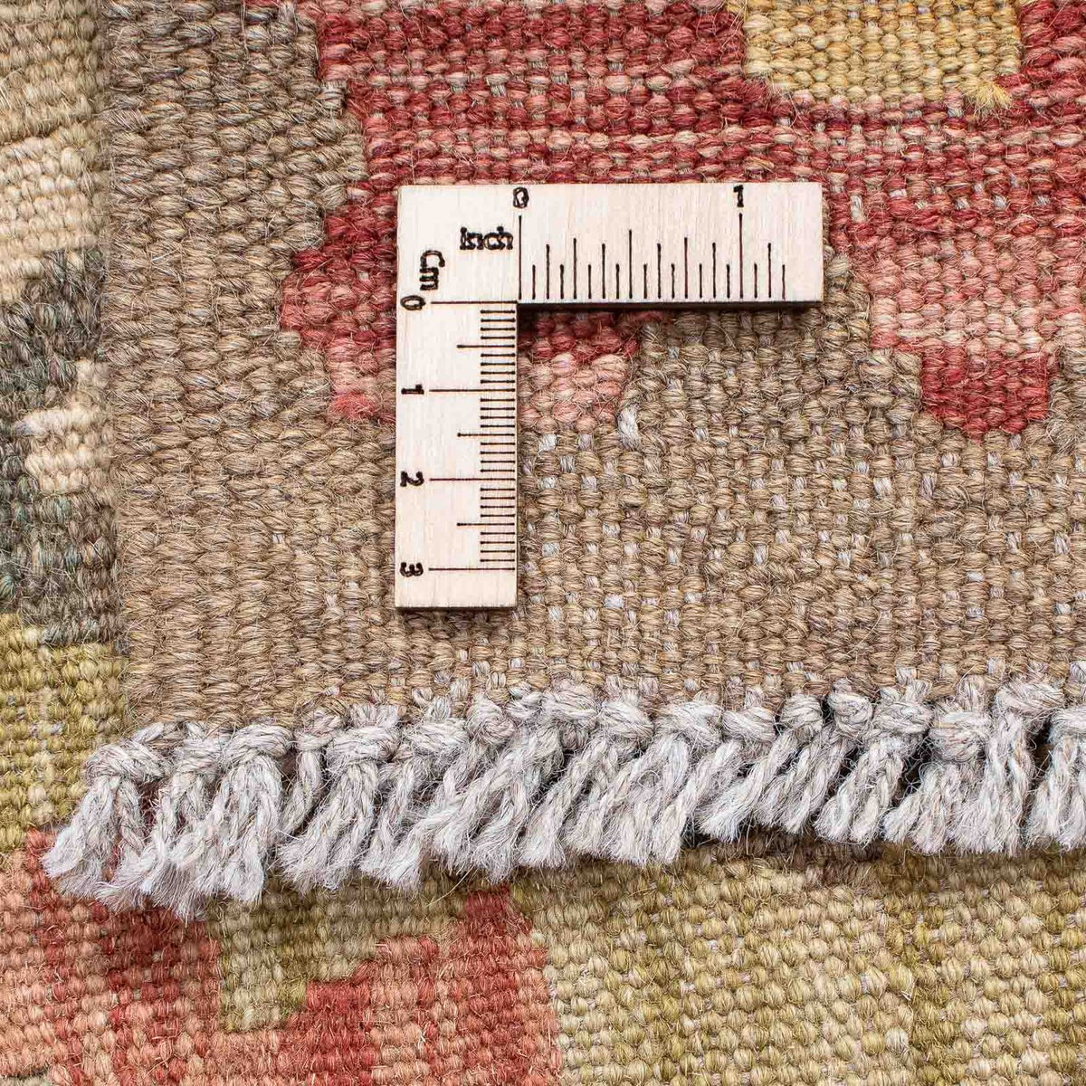 Kelim Teppich - Splash 207 x 66 cm - hellrot