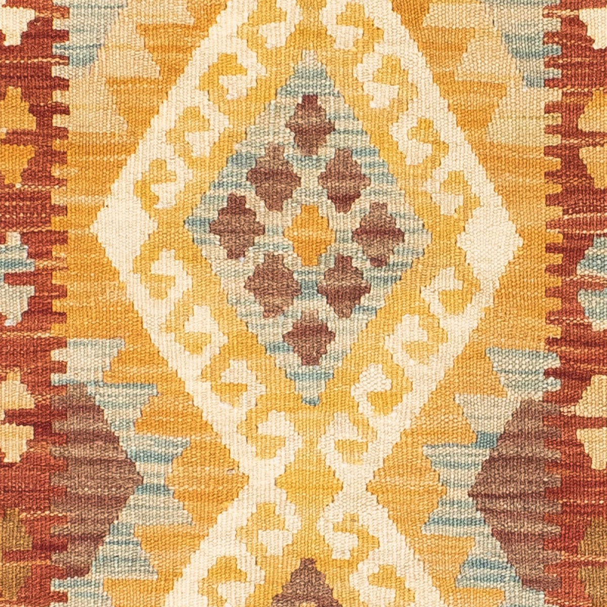 Kelim Teppich - Oriental 206 x 67 cm - hellbraun