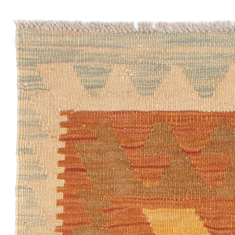 Kelim Teppich - Splash 202 x 62 cm - rost