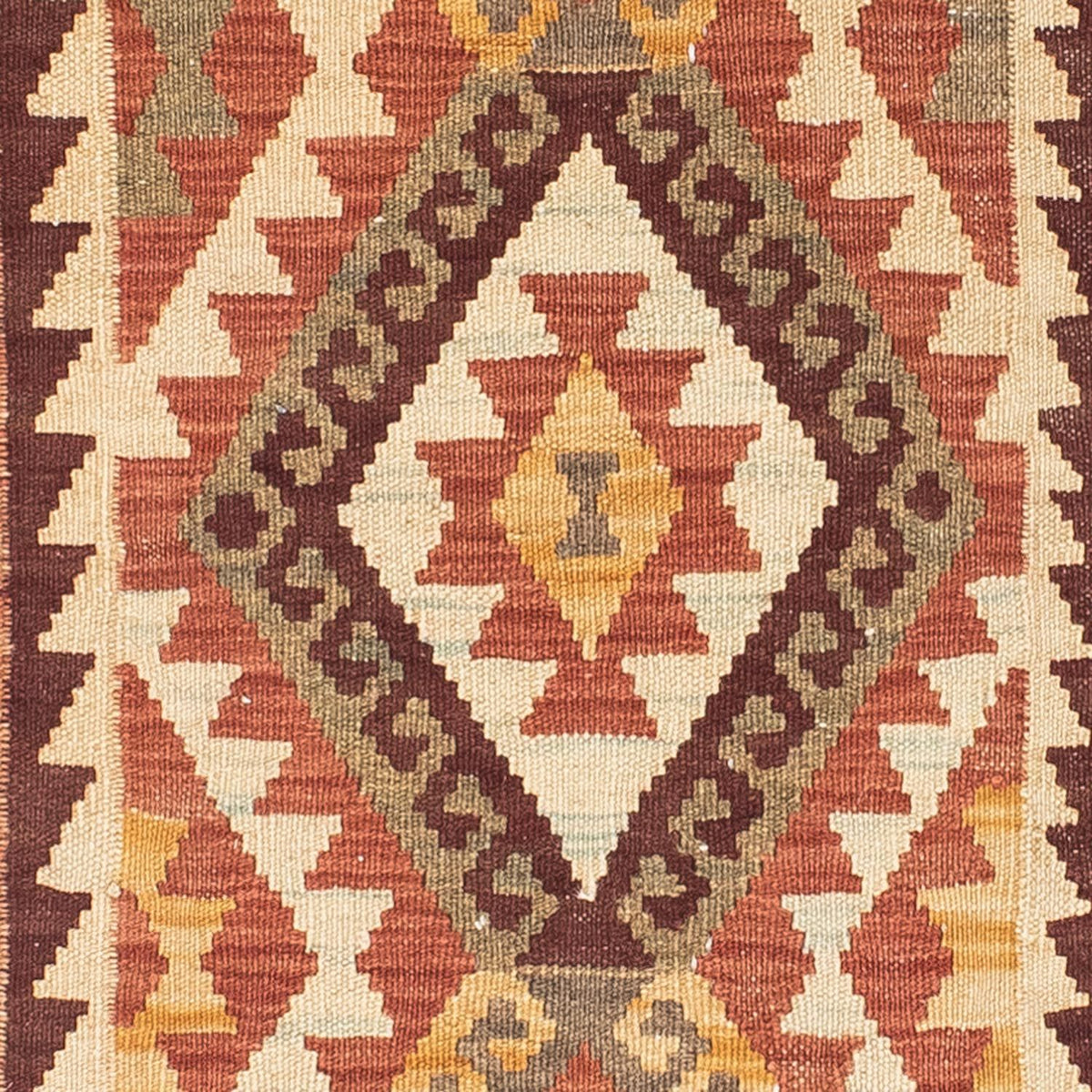 Kelim Teppich - Oriental 204 x 71 cm - beige