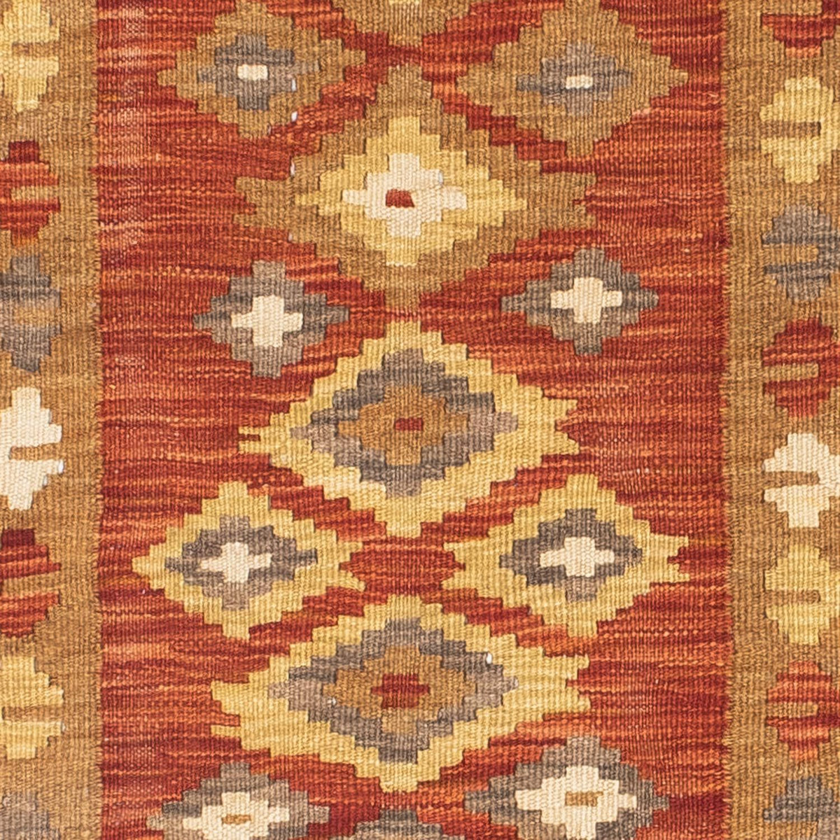Kelim Teppich - Oriental 194 x 67 cm - rost