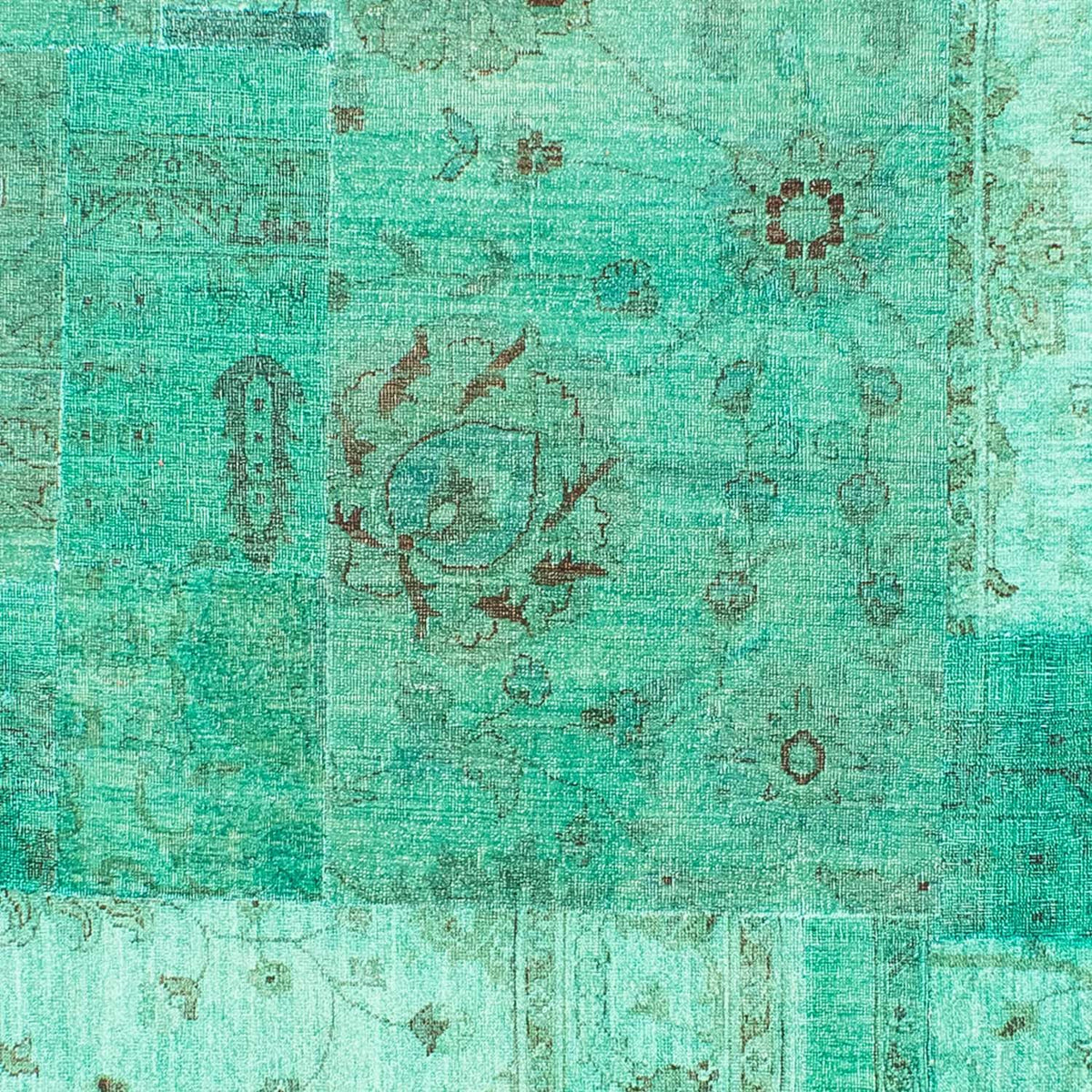 Patchwork Teppich 290 x 212 cm