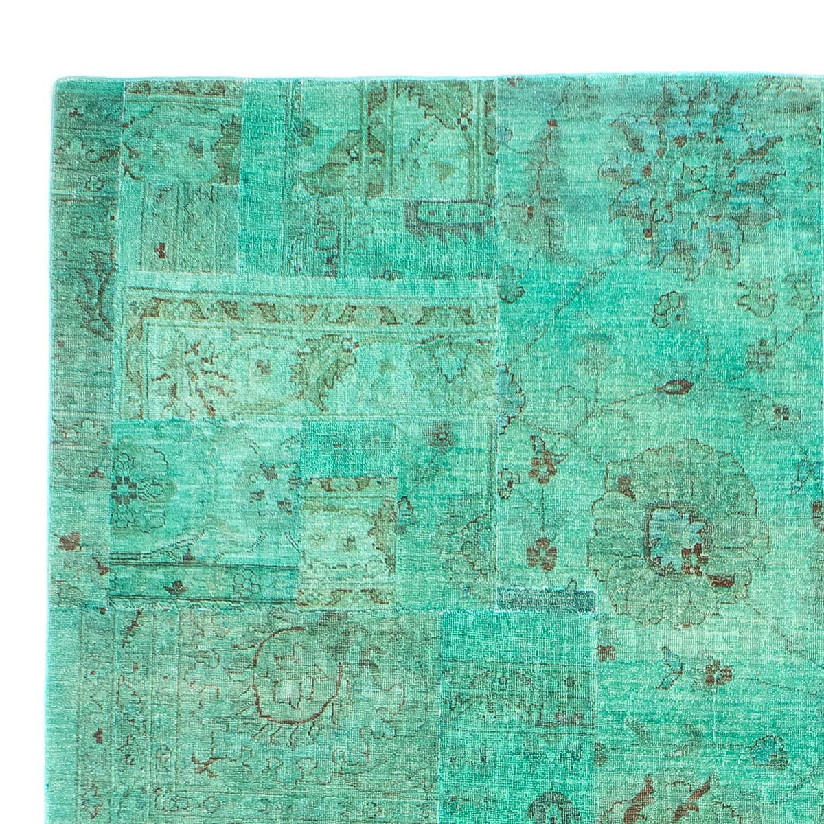 Patchwork Teppich 290 x 212 cm