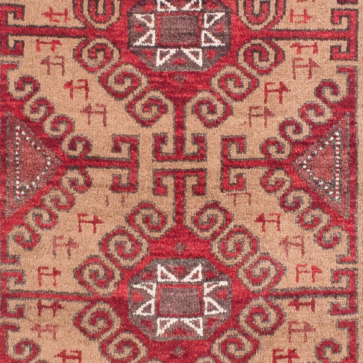 Belutsch Teppich 140 x 76 cm - rot