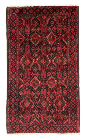 Belutsch Teppich 187 x 99 cm - rot