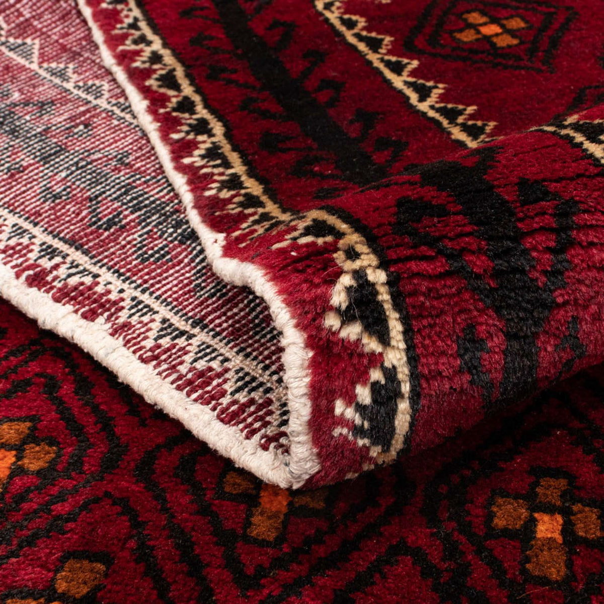 Belutsch Teppich 182 x 103 cm - dunkelrot