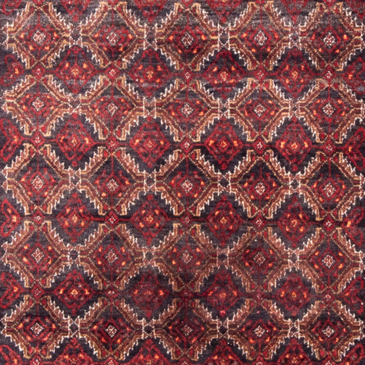 Belutsch Teppich 206 x 107 cm - rot