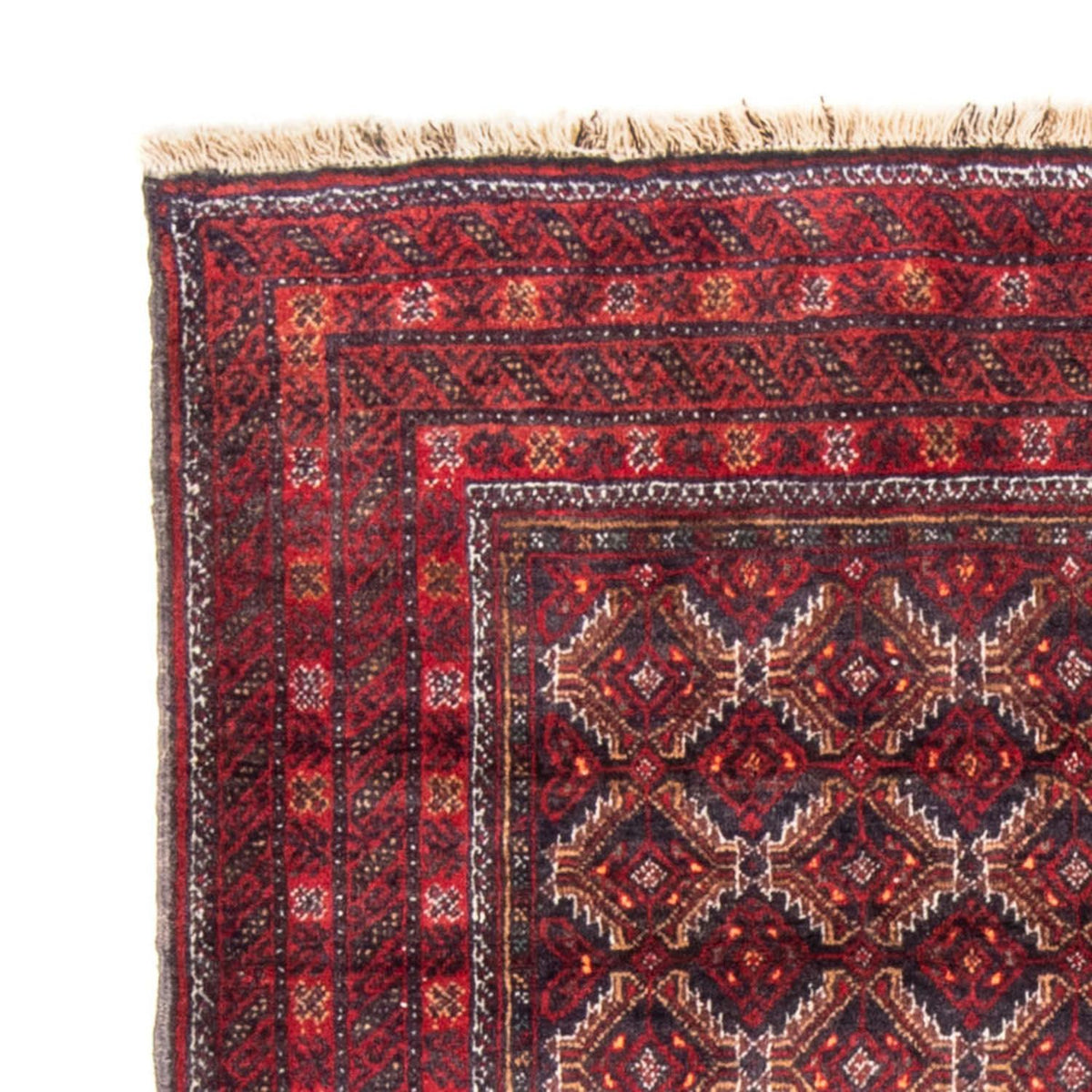 Belutsch Teppich 206 x 107 cm - rot