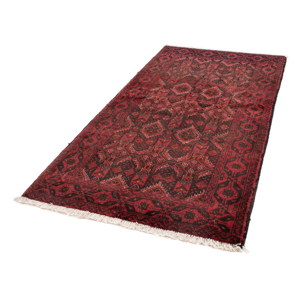 Belutsch Teppich 196 x 100 cm - rot