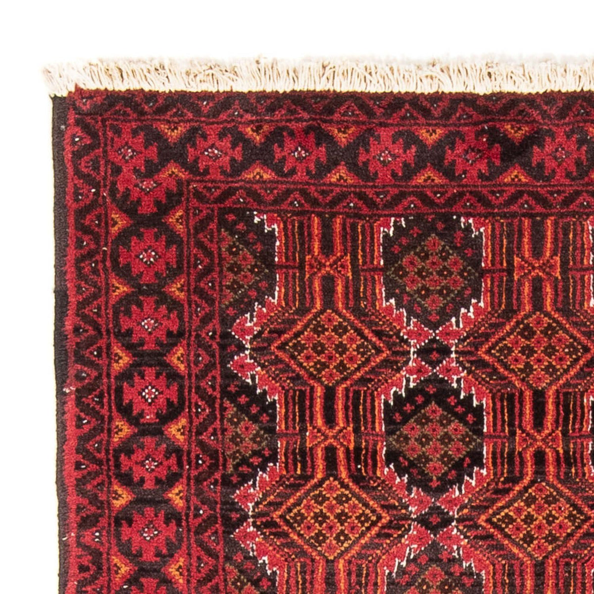 Belutsch Teppich 184 x 98 cm - mehrfarbig