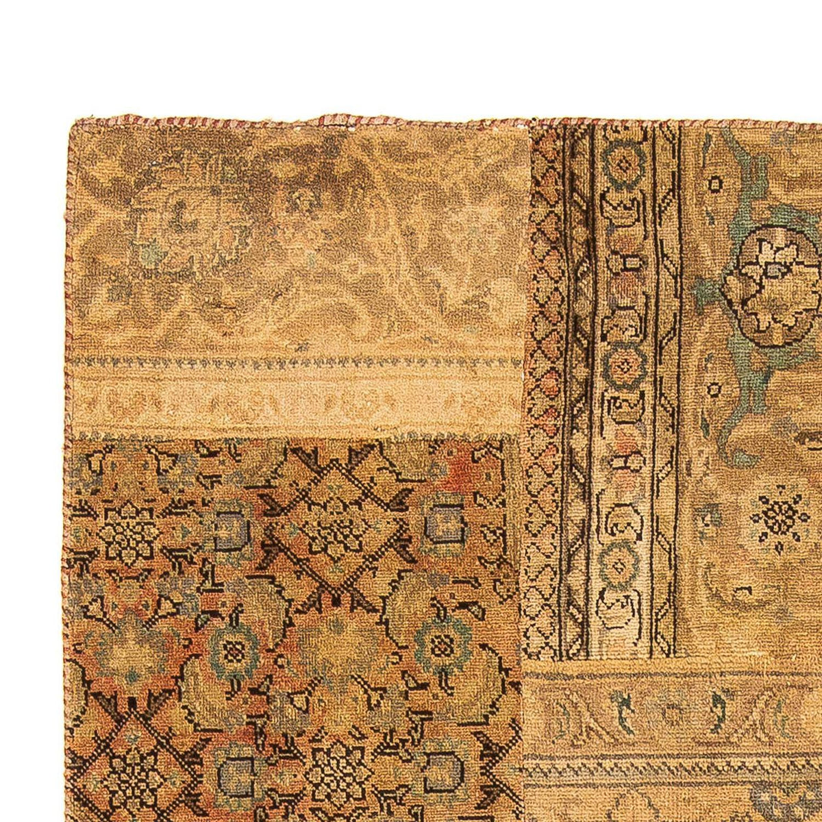 Patchwork Teppich 205 x 131 cm