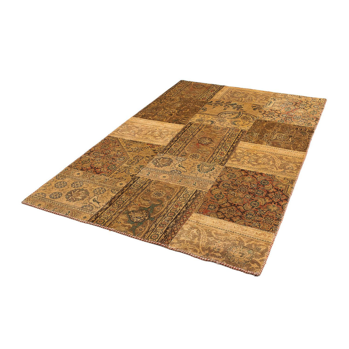 Patchwork Teppich 205 x 131 cm