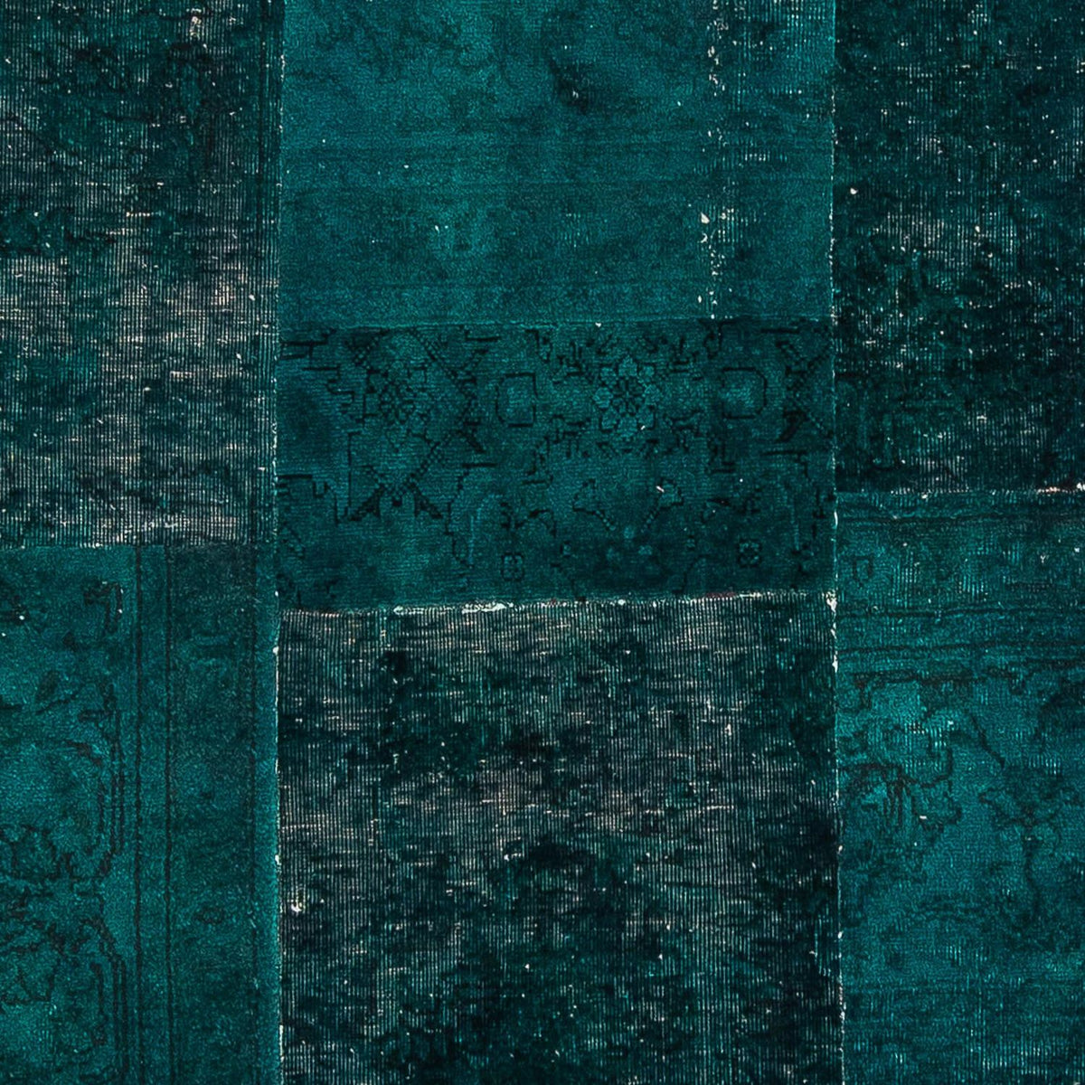 Patchwork Teppich 205 x 131 cm - mehrfarbig