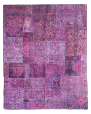 Patchwork Teppich 307 x 240 cm