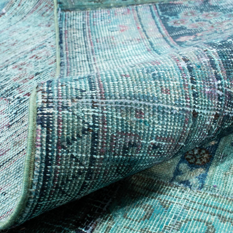 Patchwork Teppich 299 x 238 cm