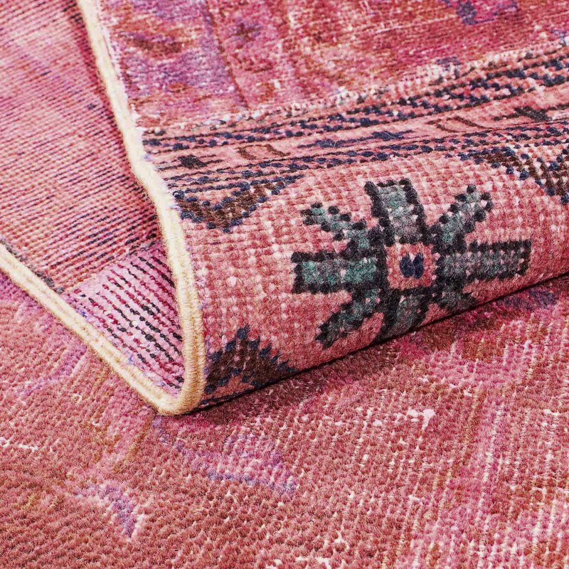 Patchwork Teppich 241 x 151 cm