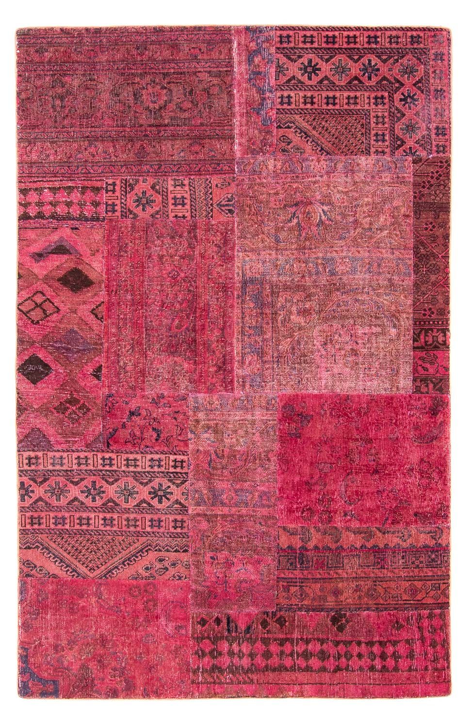 Patchwork Teppich 237 x 151 cm