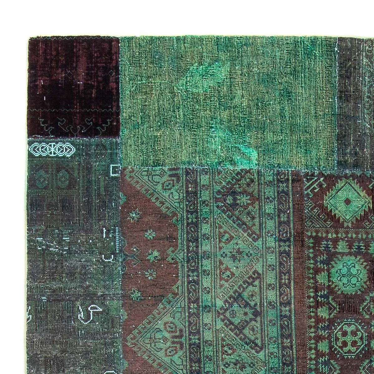 Patchwork Teppich 270 x 175 cm
