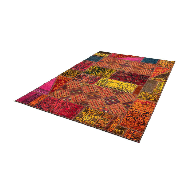 Patchwork Teppich 234 x 169 cm