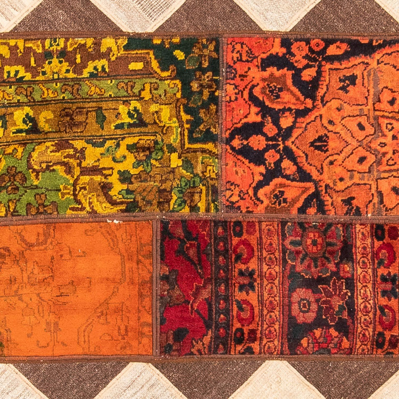 Patchwork Teppich 229 x 163 cm