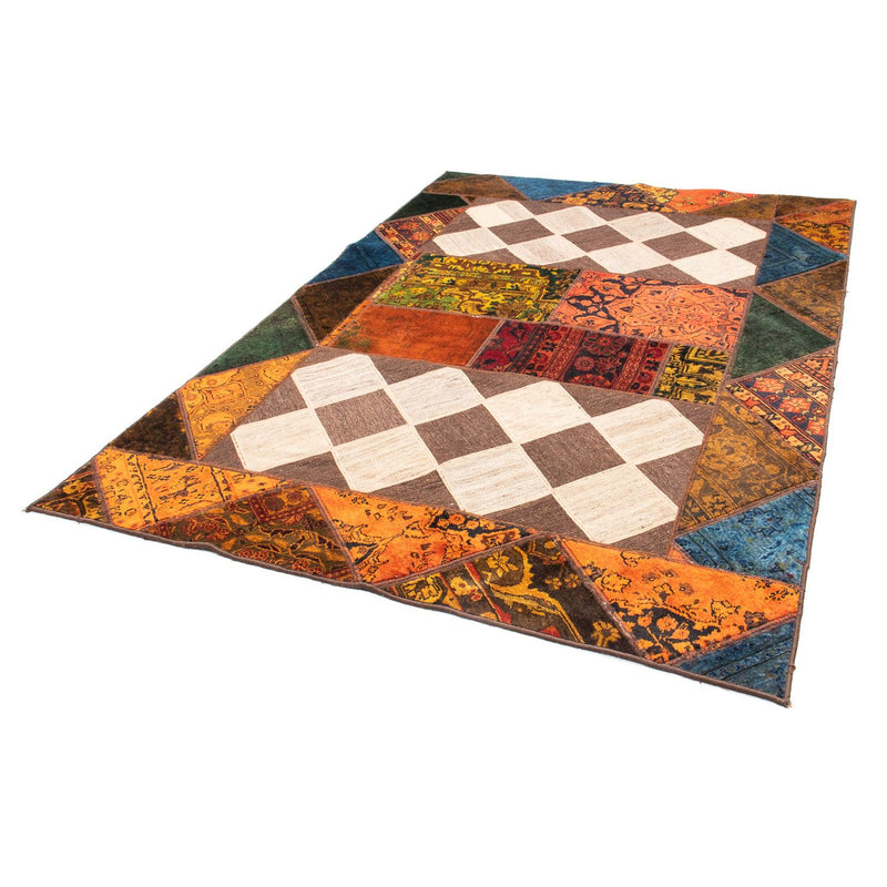 Patchwork Teppich 229 x 163 cm
