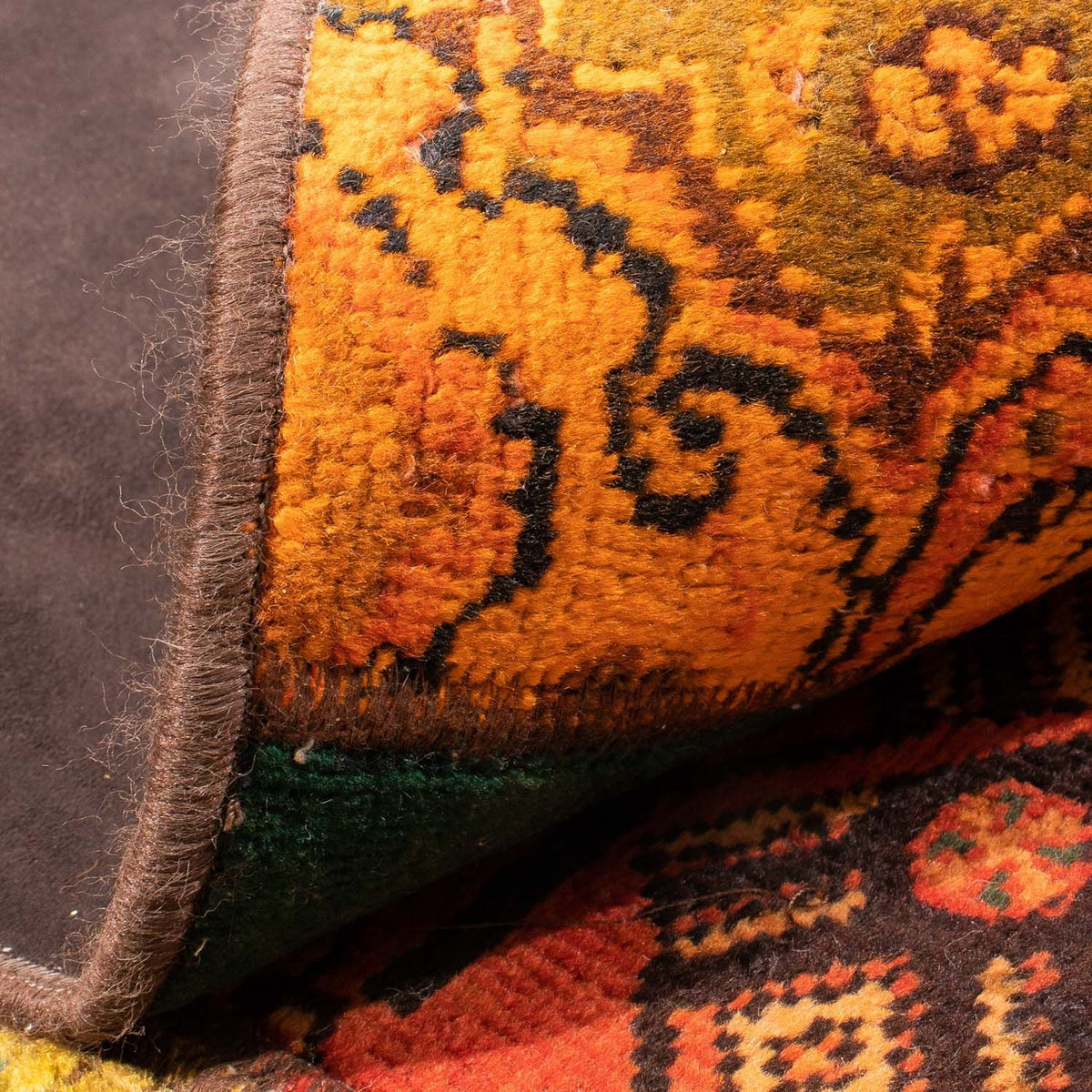 Patchwork Teppich 249 x 194 cm