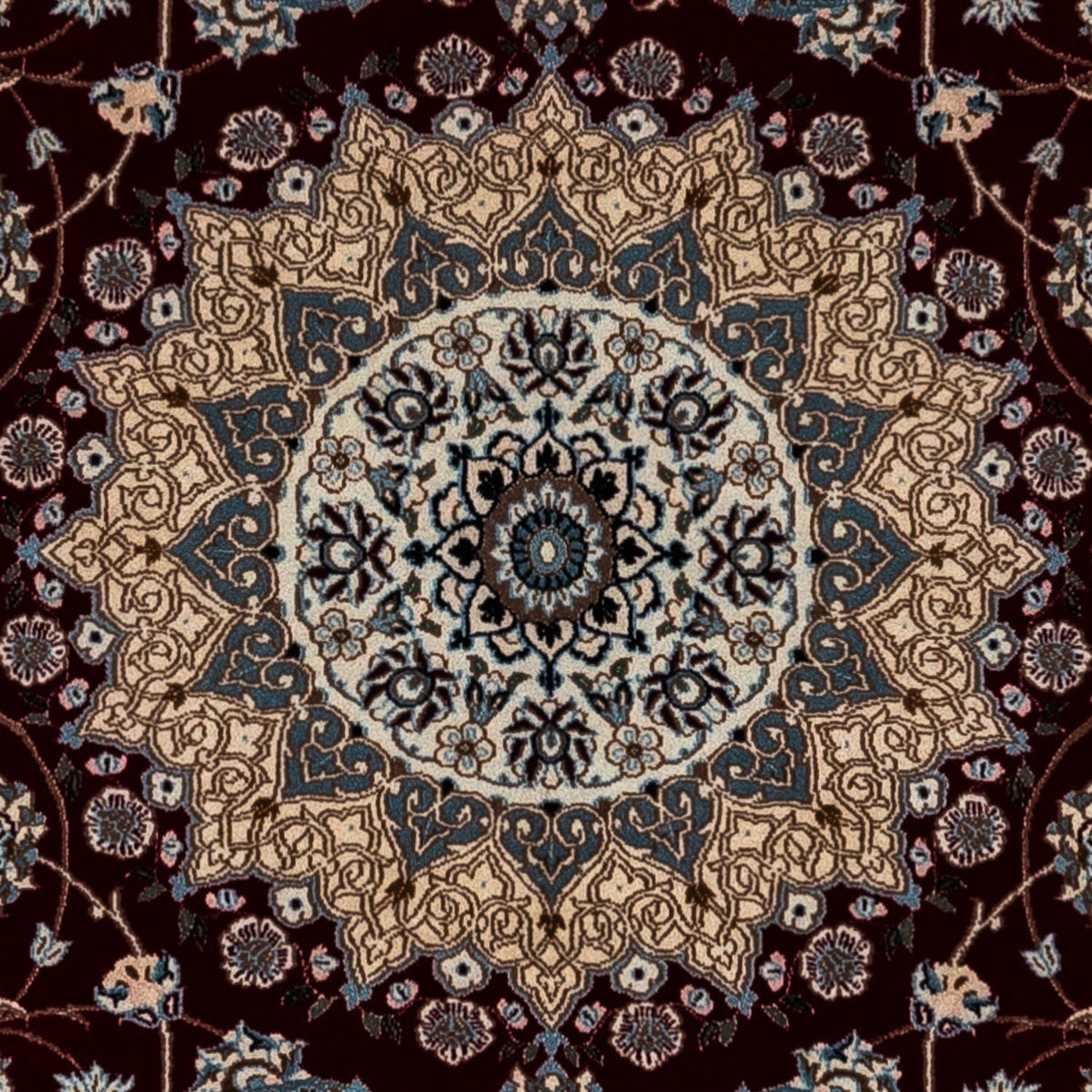 Perserteppich - Nain - Royal 352 x 251 cm - schwarz