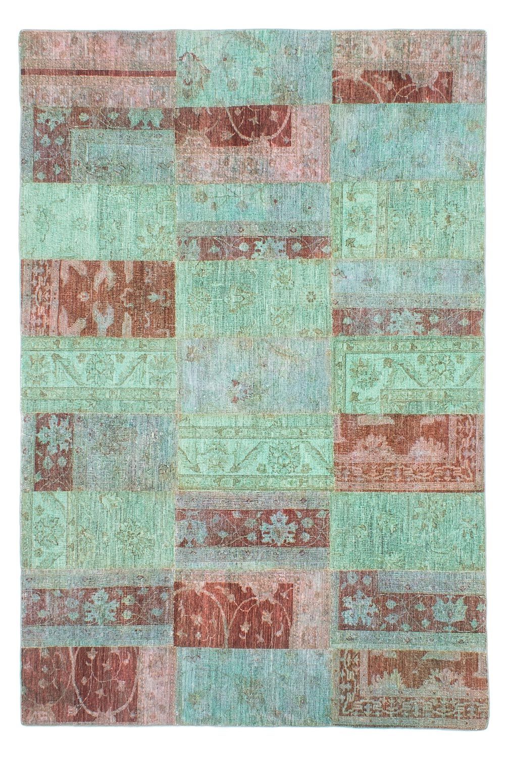 Patchwork Teppich 270 x 182 cm
