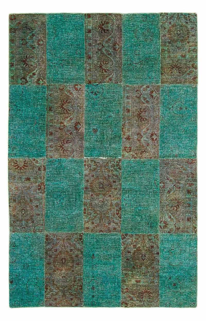 Patchwork Teppich 243 x 149 cm