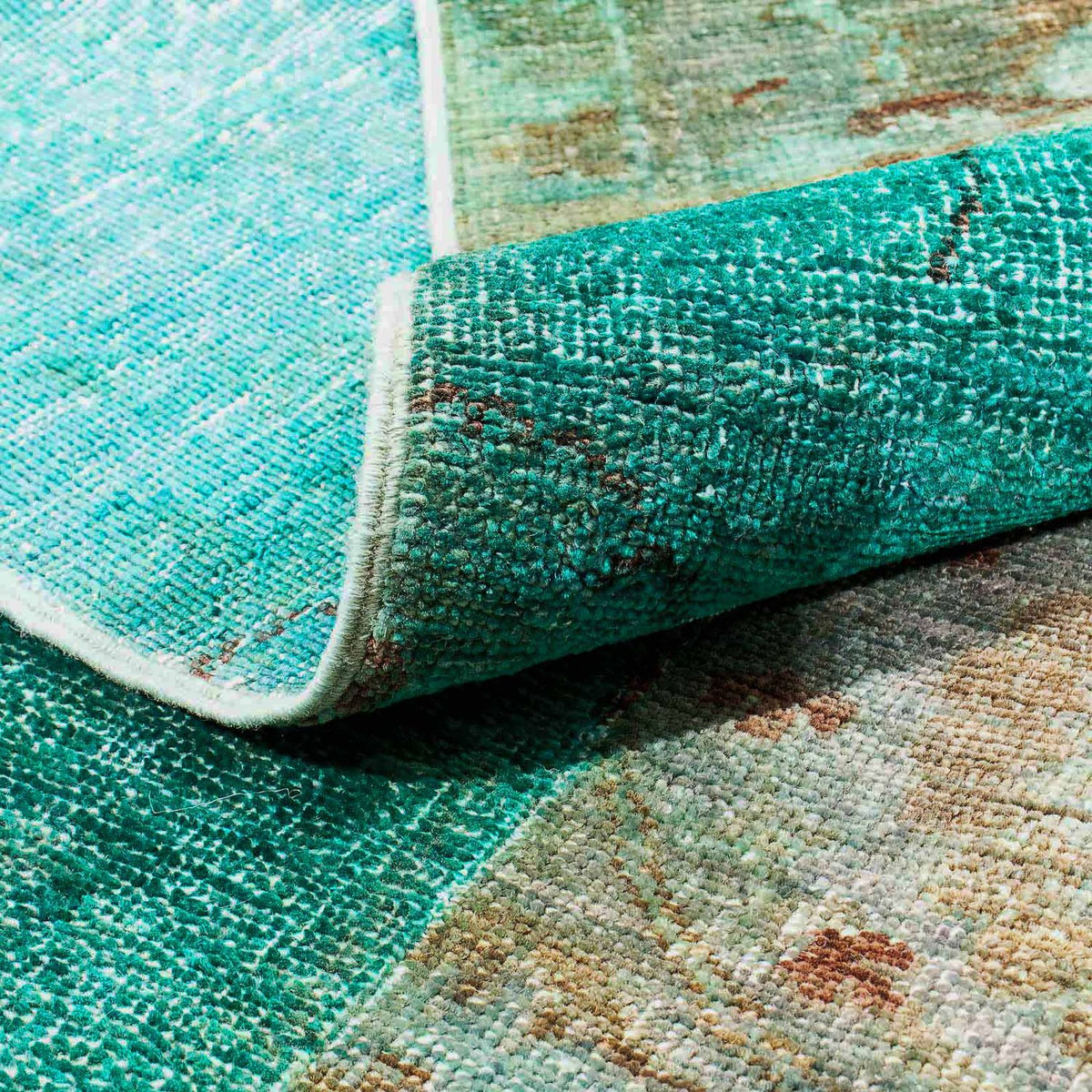 Patchwork Teppich 243 x 149 cm