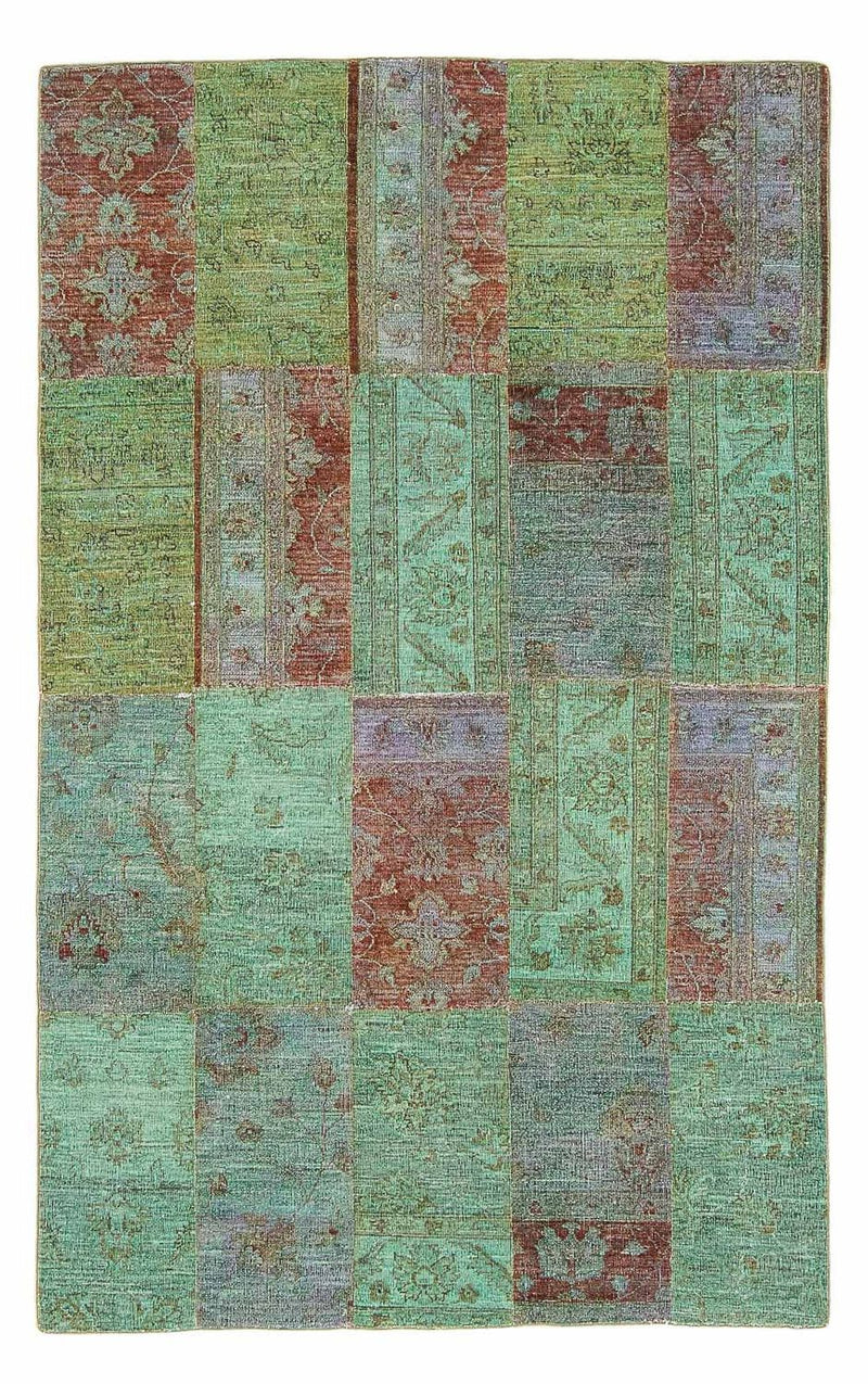 Patchwork Teppich 242 x 148 cm
