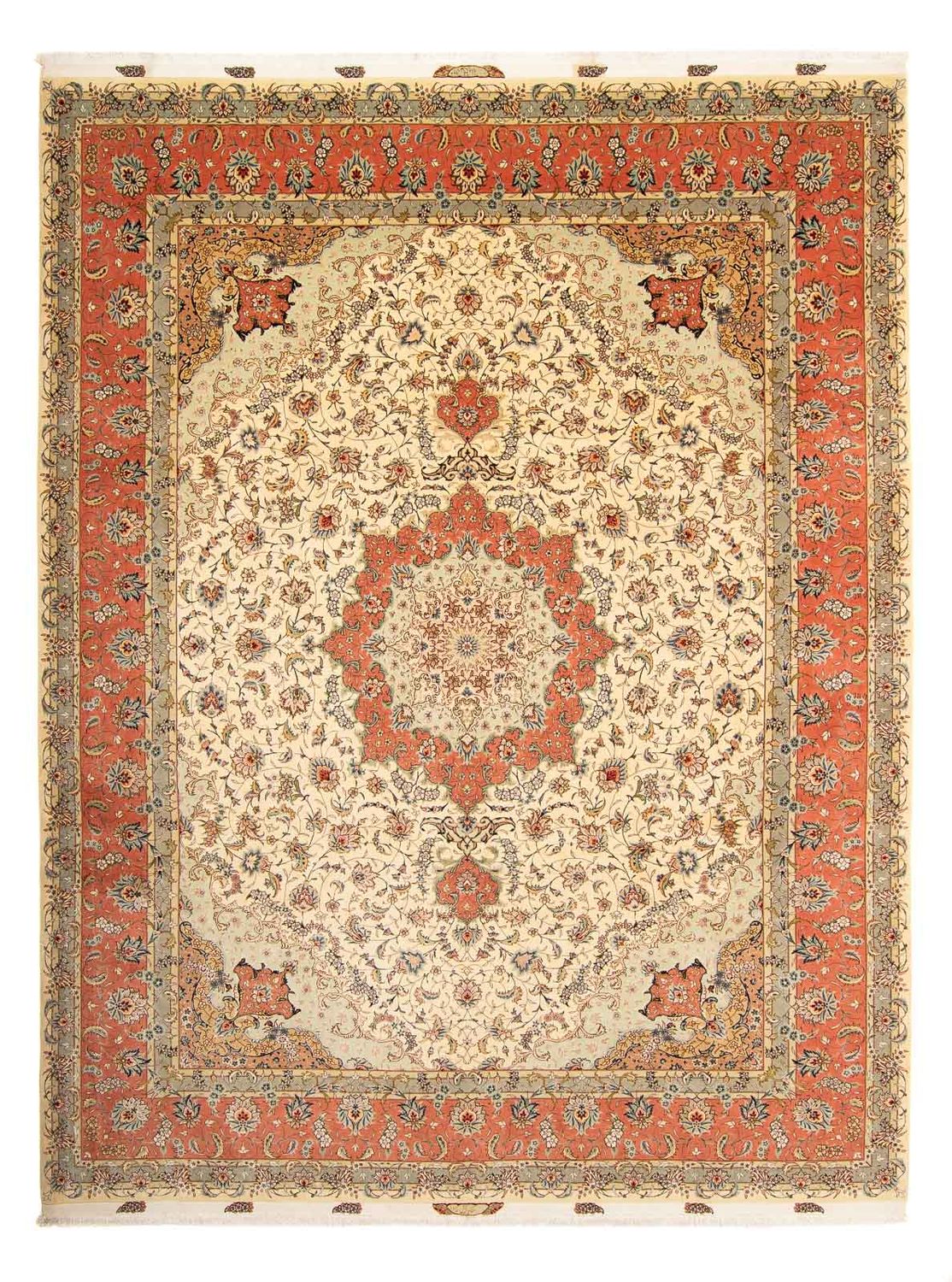 Perserteppich - Täbriz - Royal 387 x 307 cm Wohnzimmer Teppich