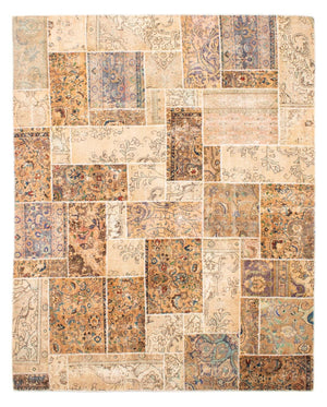 Patchwork Teppich 305 x 241 cm