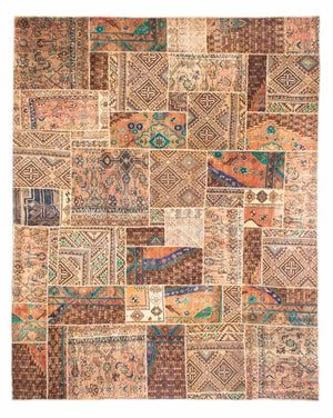 Patchwork Teppich 301 x 239 cm